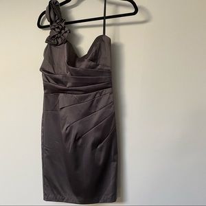 Joyce Leslie mini one shoulder dress